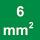 Nominellt tvärsnitt 6 mm²