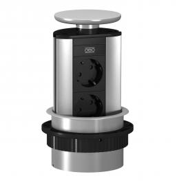 DBV – anslutningsklar bordsbox, infällbar