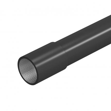 Stålrör, pulverlackerat svart med gänga 16 | 3000 | 1,3 | M16x1,5
