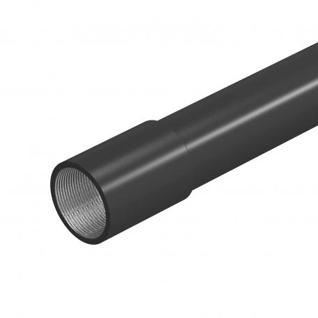 Stålrör, pulverlackerat svart med gänga 32 | 3000 | 1,5 | M32x1,5