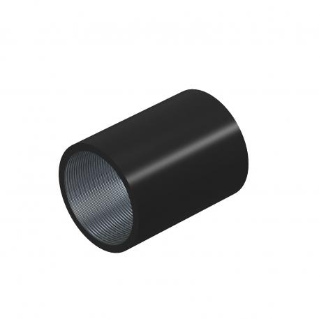Skarvmuff, pulverlackerad svart med gänga 16 | M16x1,5