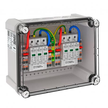 Generatorkopplingslåda typ 2 för 2 x 2 strings