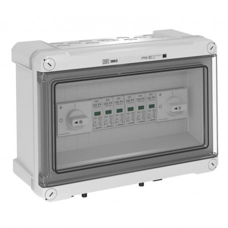 Solpanelsystemlösning typ 2 med MC4-kontakt och frånskiljare för WR med 2 MPP-följare, 1000 V DC