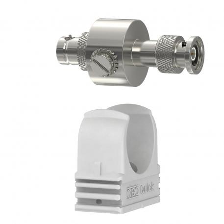 Koaxial skyddsenhet för BNC-anslutning: hane/hona 1 | 130 | 185 | BNC