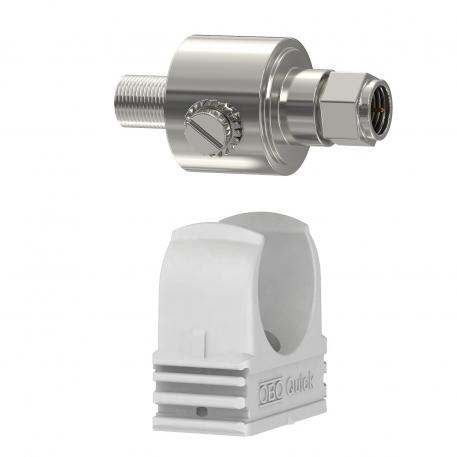 Skyddsenhet koaxial för F-anslutning: hane/hona 1 | 130 | 185 | F