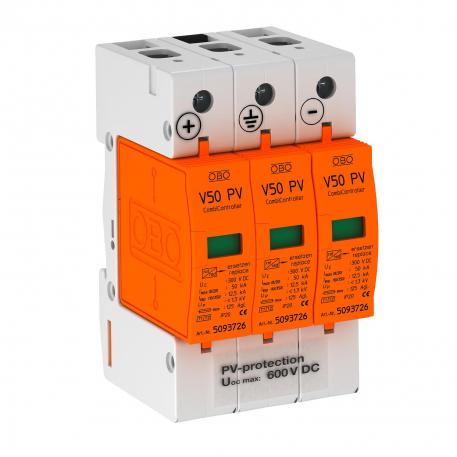 PV Kombiavledare V50, 600V DC