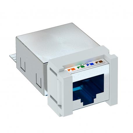 Datajack modul RJ45, kat. 6, skärmad, snap-in Typ C | ja