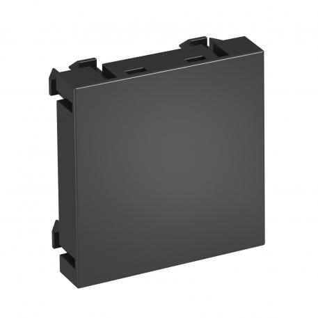 Blindlock, 1 modul, svartgrå 