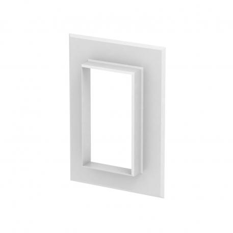 Väggavslutning aluminium stängd 70130 198 | 138 | helvit; RAL 9010