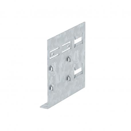 Väggkonsoladapter KS70130 för installationskanaler av plast, kanalbredd 130 mm
