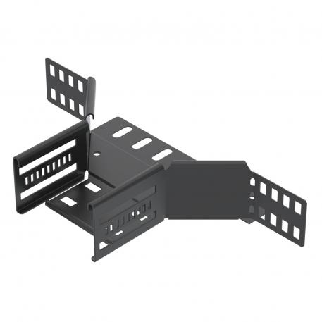 T-stycke 60, svart 100 | djupsvart; RAL 9005