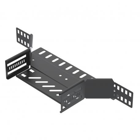 T-stycke 60, svart 200 | djupsvart; RAL 9005