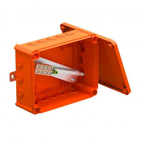 FireBox T250 med instickstätningar, enkelklämmor 225x173x86 |  | IP66 | orange; RAL 2003