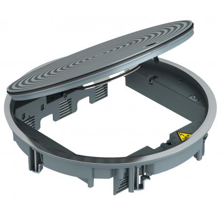 Apparatinsats GRAF9 universell, för våtstädning, med strukturlock  | R9 | järngrå; RAL 7011